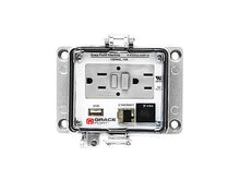 P-P22R33-K3RF15 |  USB Ethernet Panel Interface Connector