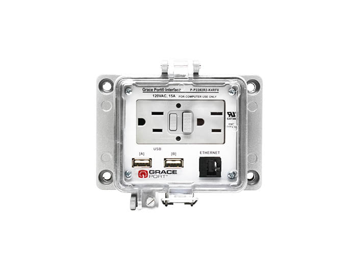 P-P22#2R2-K4RF0 | USB Ethernet Panel Interface Connector – Grace