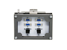 P-Q3#4R2#2-M5RX |  Stainless Steel Ethernet Panel Interface Connector