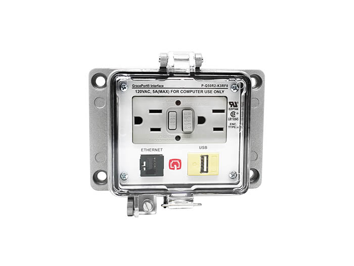 P-Q50R2-K3RF0 | USB Ethernet Panel Interface Connector – Grace ...
